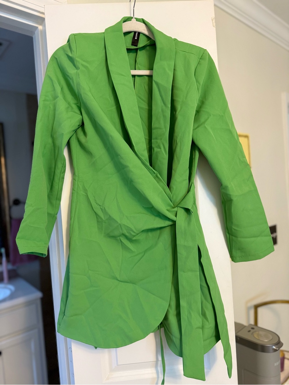 Vent16 Lime Green Wrap Blazer